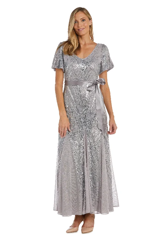 R&M Richards 9989P Long Formal Petite Dress