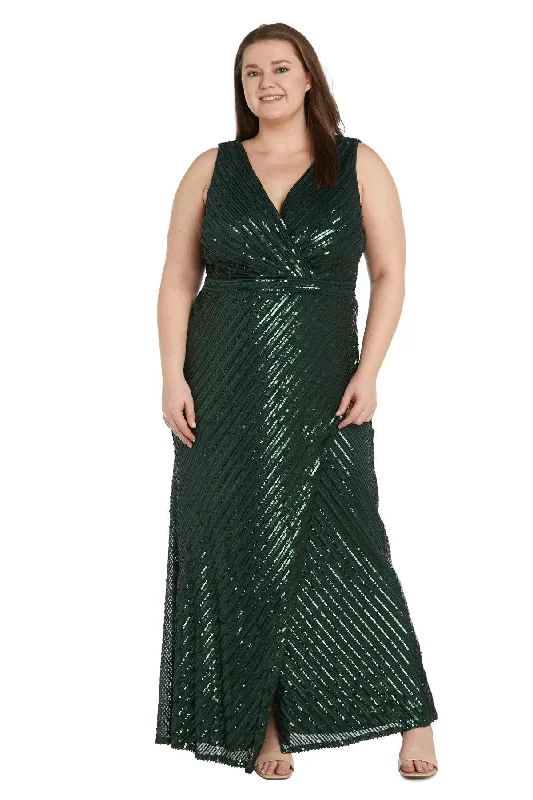 Nightway 22193W Plus Size Long Formal Dress