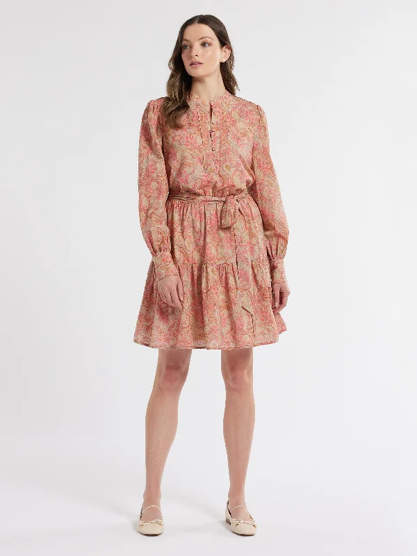 Floral Paisley Mini Dress