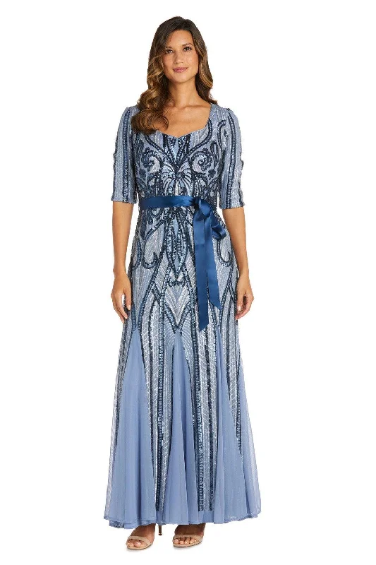 R&M Richards 9225 Long Mother of the Bride Formal Dress