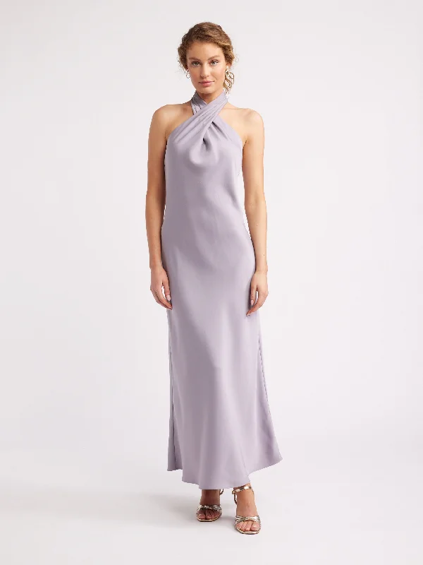 New York Twist Neck Dress