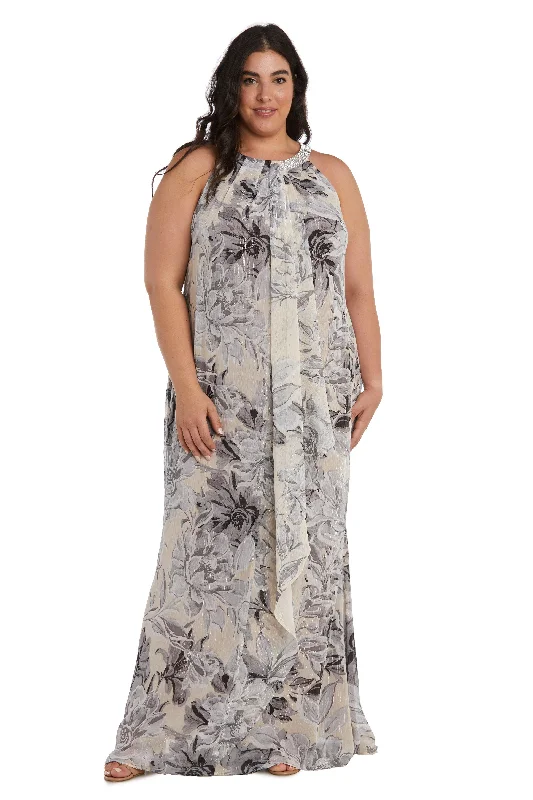 R&M Richards 9305W Long Plus Size Formal Dress Sale