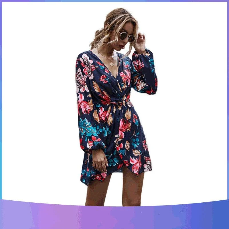 Floral print dress