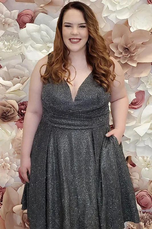 Sydneys Closet SC8108 Plus Size Short Homecoming Dress