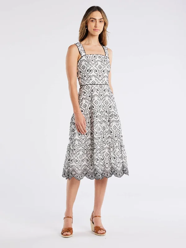 Isla Broderie Dress