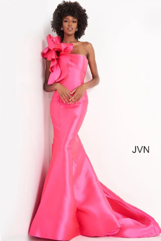 Jovani 00650 One Shoulder Mermaid Long Prom Dress Sale