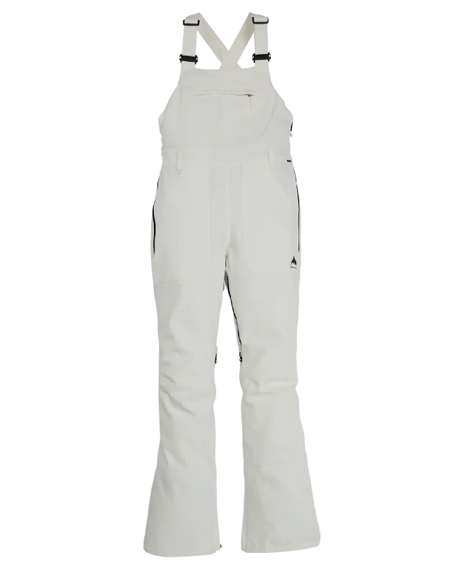 Burton Women's Avalon Stretch 2L Bib Snow Pants - Stout White