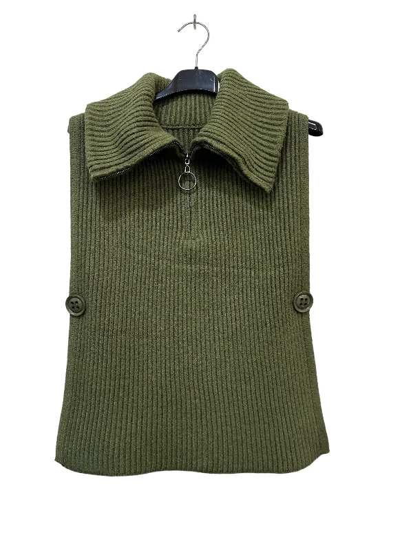 Zip Detail Knit Vest