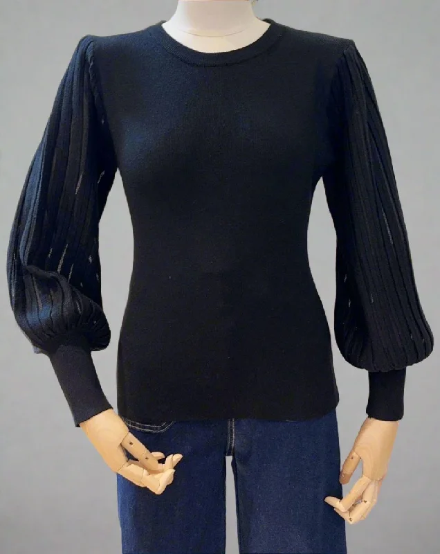 Detail Sleeve Sweater