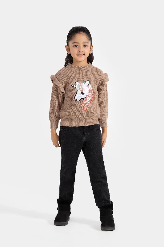 Unicorn Embellished Sweater