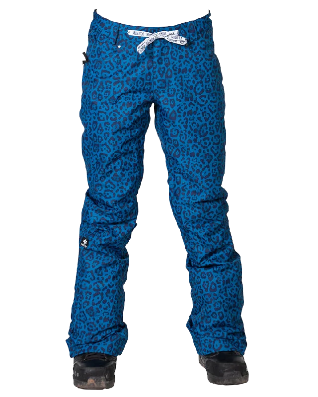 Nikita Womens Cedar Slim Pant - Blue Cheetah - 2021