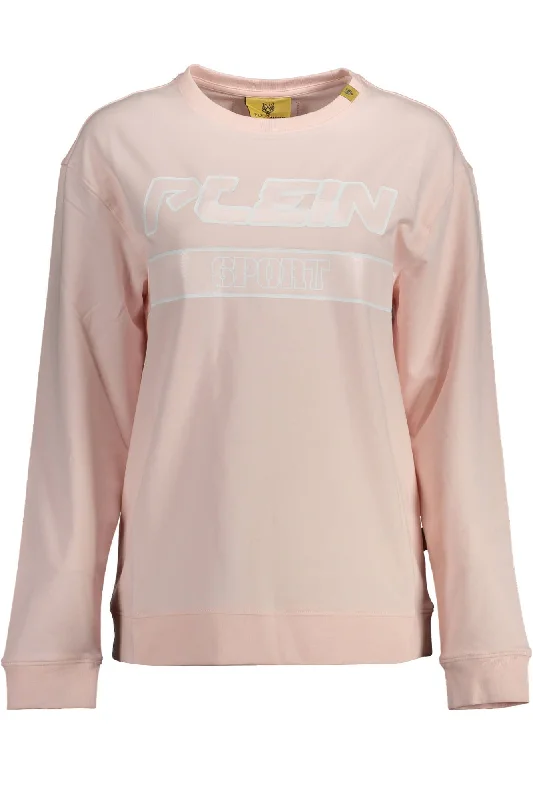 Plein Sport Pink Cotton Women Sweater