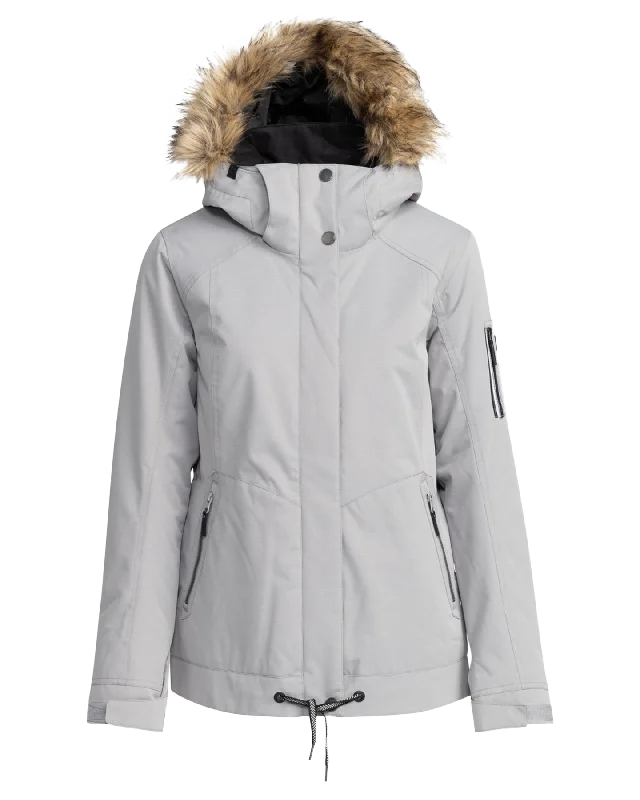 Roxy Women's Meade Technical Snow Jacket - Heather Grey