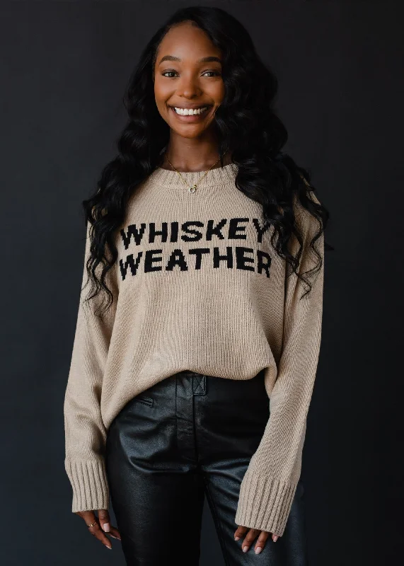 Whiskey Weather Sweater - Tan