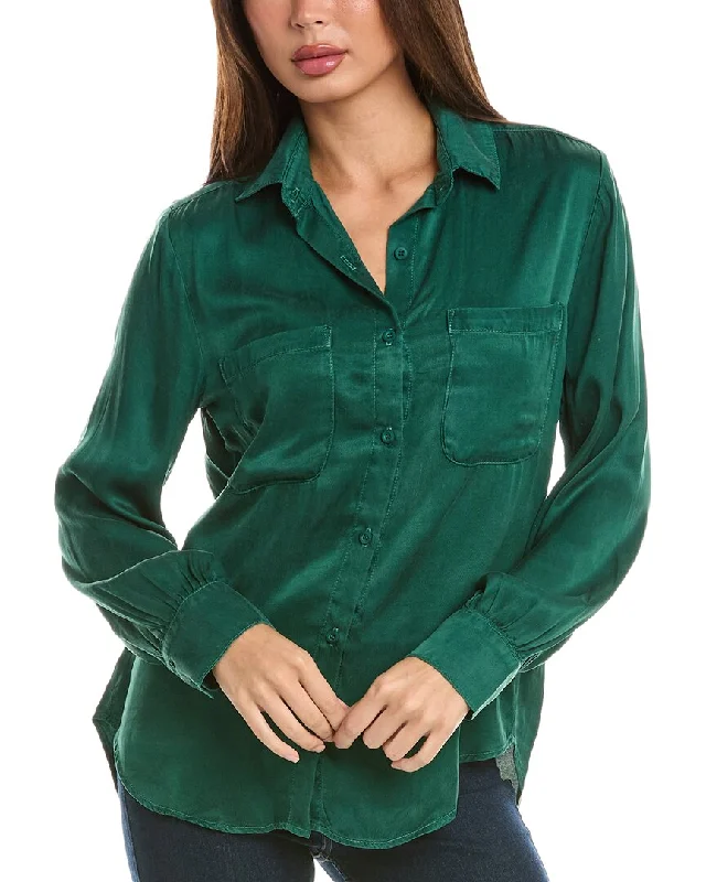 Bella Dahl Two Pocket Bishop Sleeve Shirt