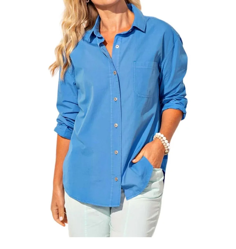 Big Shirt In Marina Blue