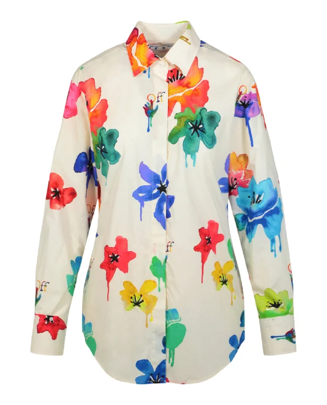 Floral Pop Long Sleeve Shirt