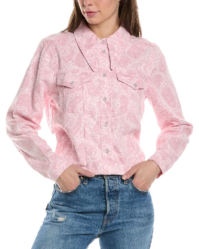 GANNI Denim Western Shirt