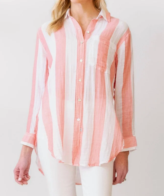 Jaylin Shirt In Playa Stripe