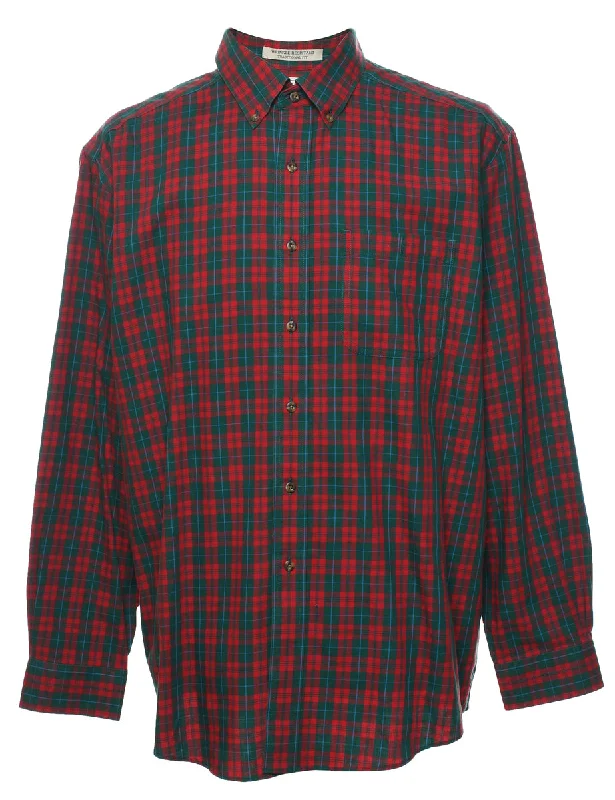 L.L. Bean Checked Shirt - L