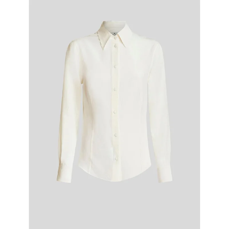 Silk Shirt With Tucks