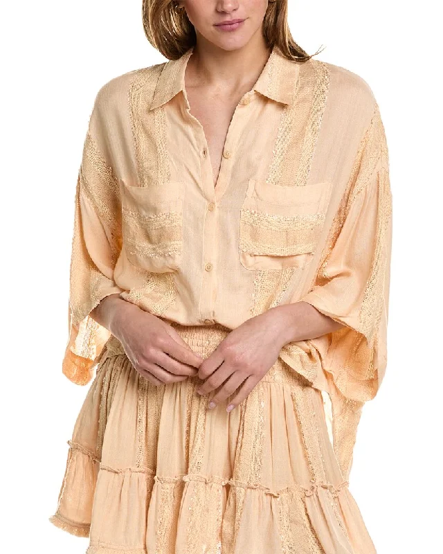 Surf Gypsy Tonal Texture Stripe Shirt