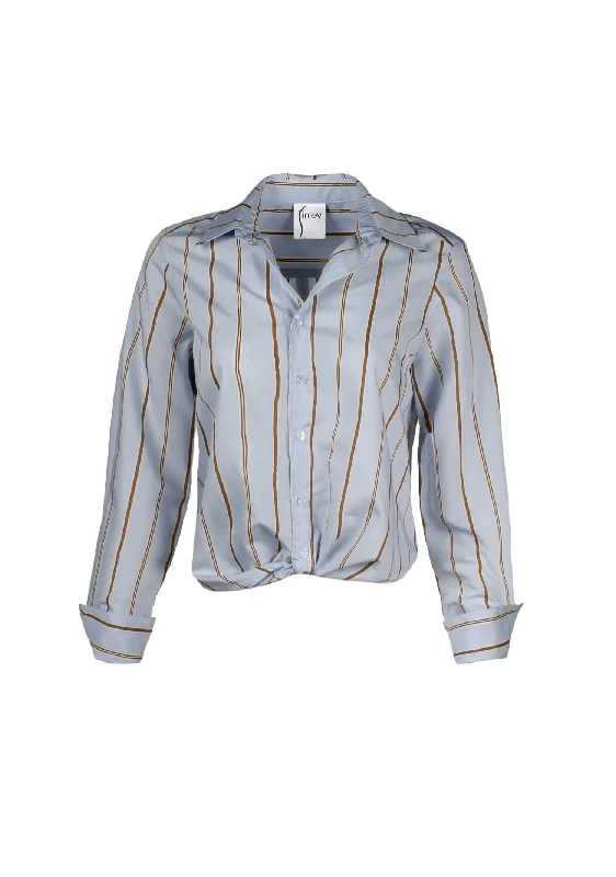 Women's Moxie Shirt In Menswear Stripe