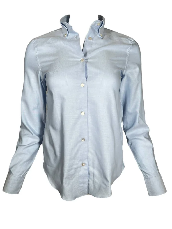 Women's Oxford Shirt In Blue