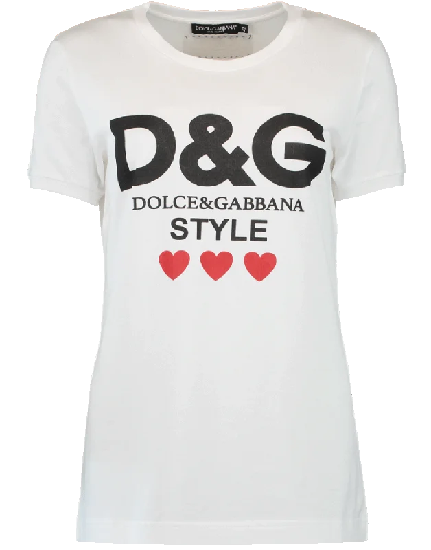 D&G Style Fitted T-Shirt