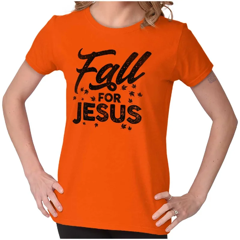 Fall for Jesus Ladies T Shirt