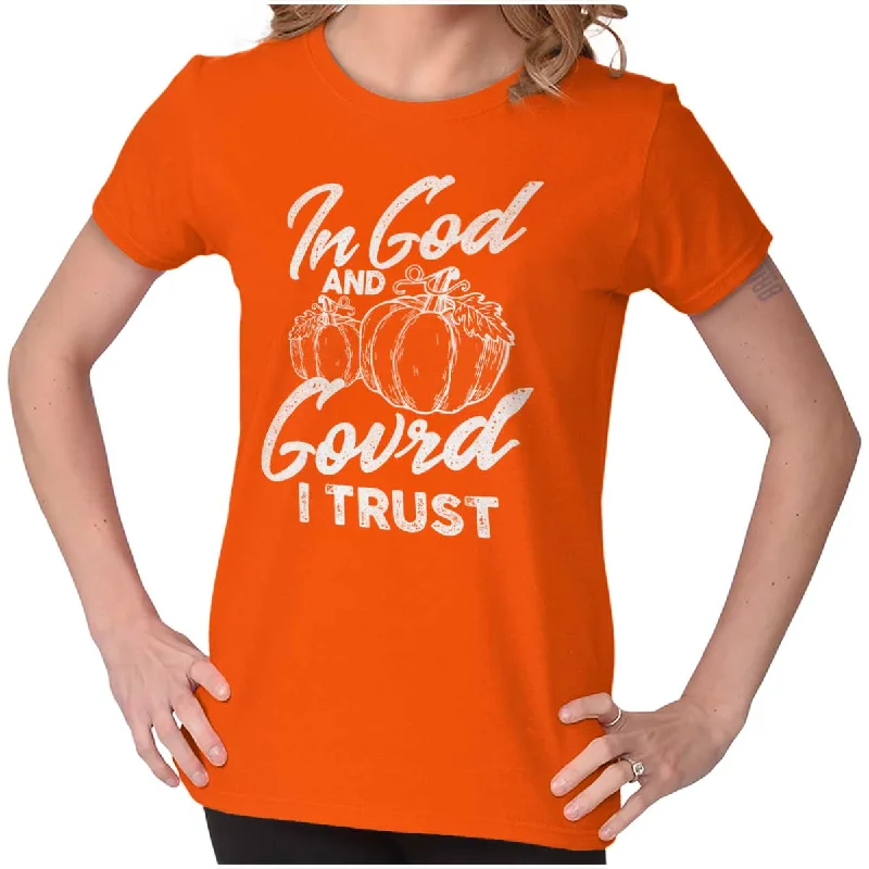 In God I Trust Ladies T Shirt