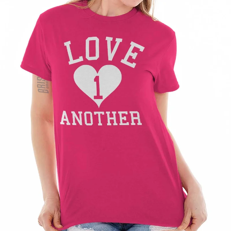 Love One Another Printed Adult T-Shirt