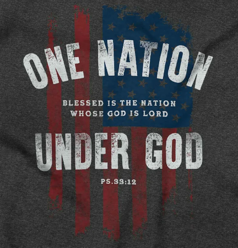 One Nation Under God Crop Top T Shirt