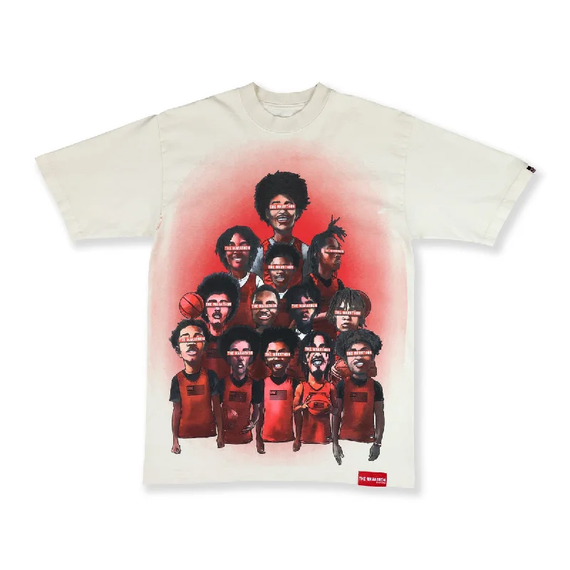 TMC x Westchester Basketball T-Shirt - Creme