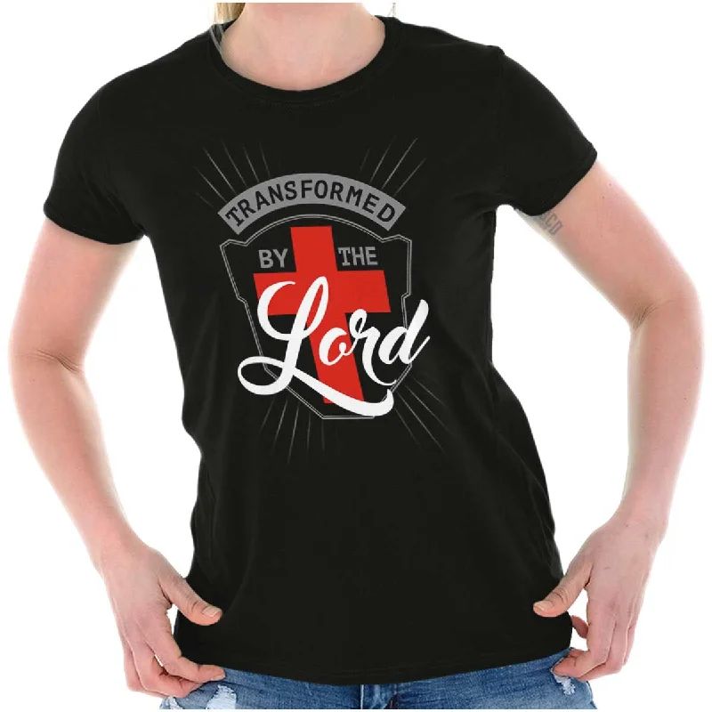 Transformed By The Lord Ladies T Shirt