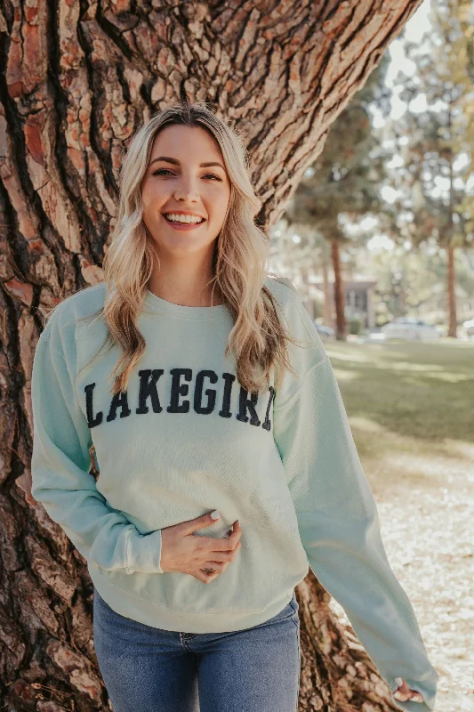 Fleece Lakegirl Mint Crew Sweatshirt