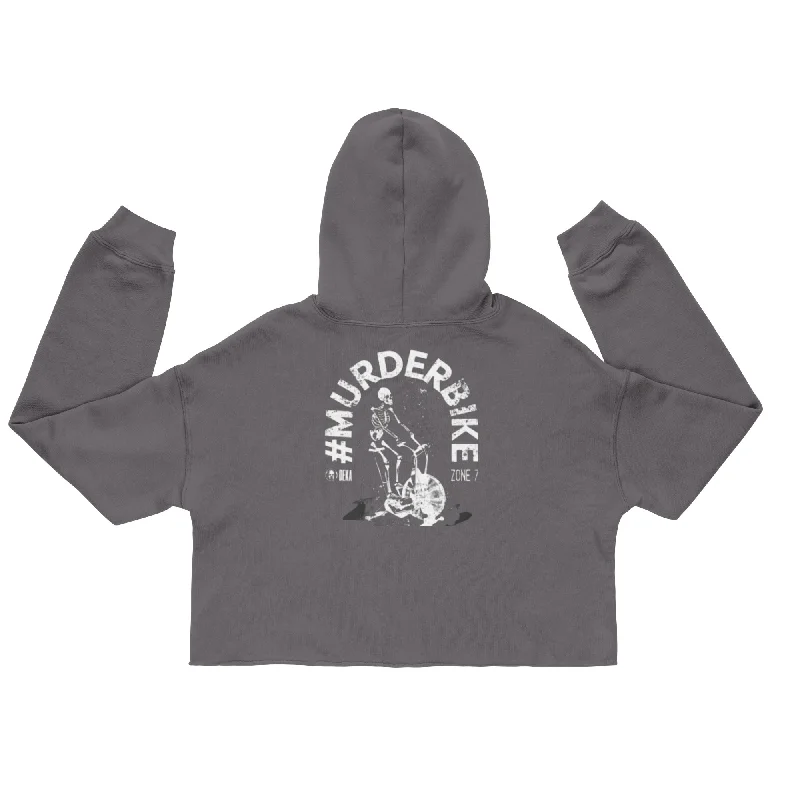 Murder Bike Crop Hoodie