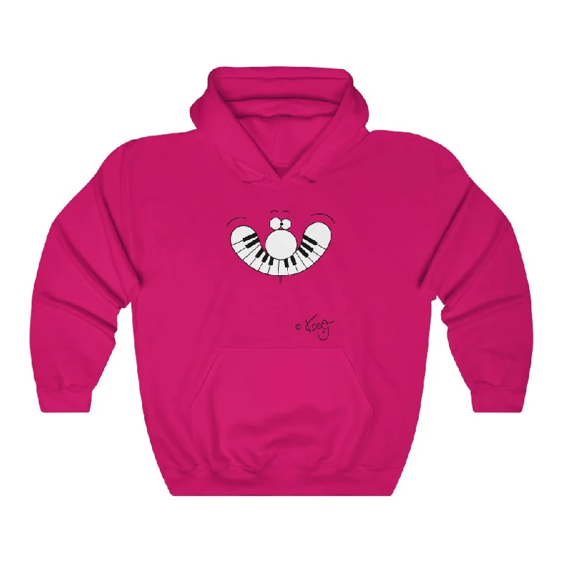 Smile Piano,Unisex Heavy Blend™ Hooded Sweatshirt