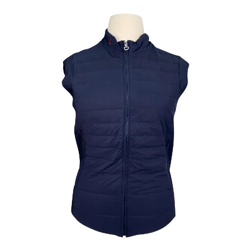 Cavalleria Toscana 'Degrade' Quilted Sleeveless Puffer in Navy - Unisex Large